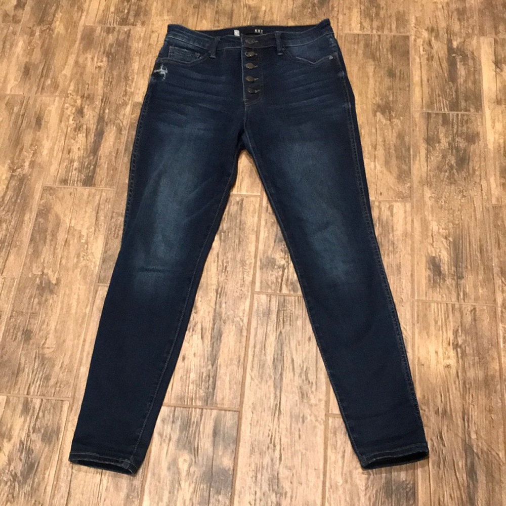 NWOT Kut From The Kloth Mia Jeans, High Rise Fab Ab Skinny Jean, Size 8